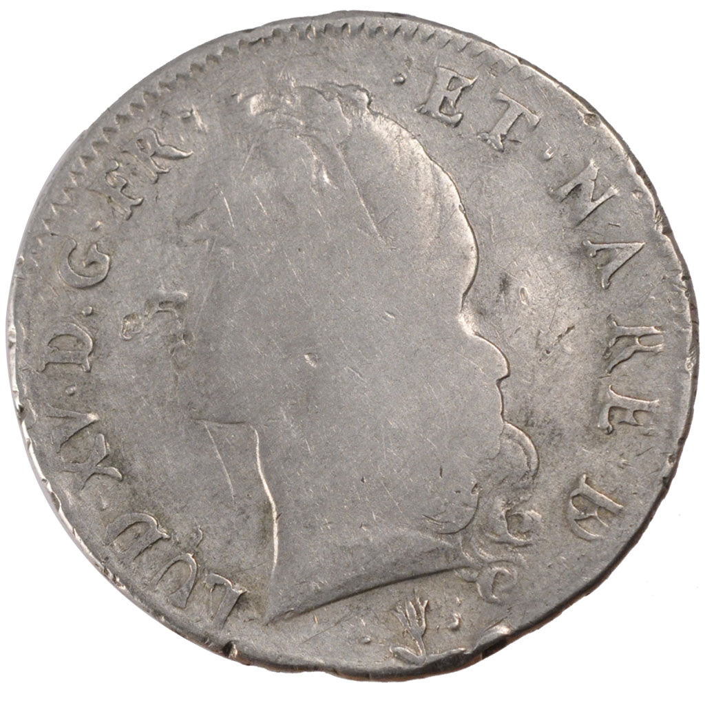 Francia, Louis XV, Écu de Béarn au bandeau, Ecu, 1749, Pau, B, Argento, Gad...
