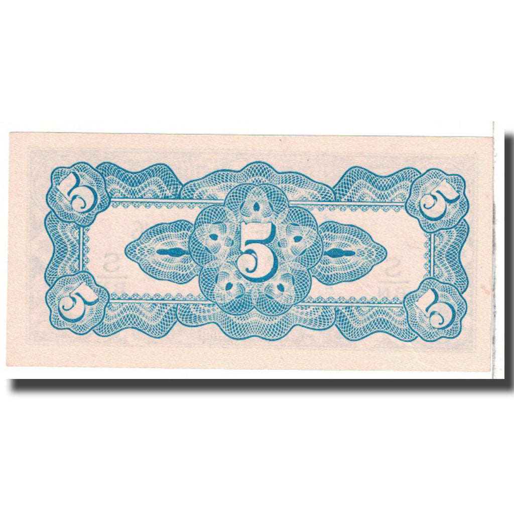 Banknot, Holenderskie Indie, 5 Cents, Undated, Undated, KM:120c, UNC(65-70)