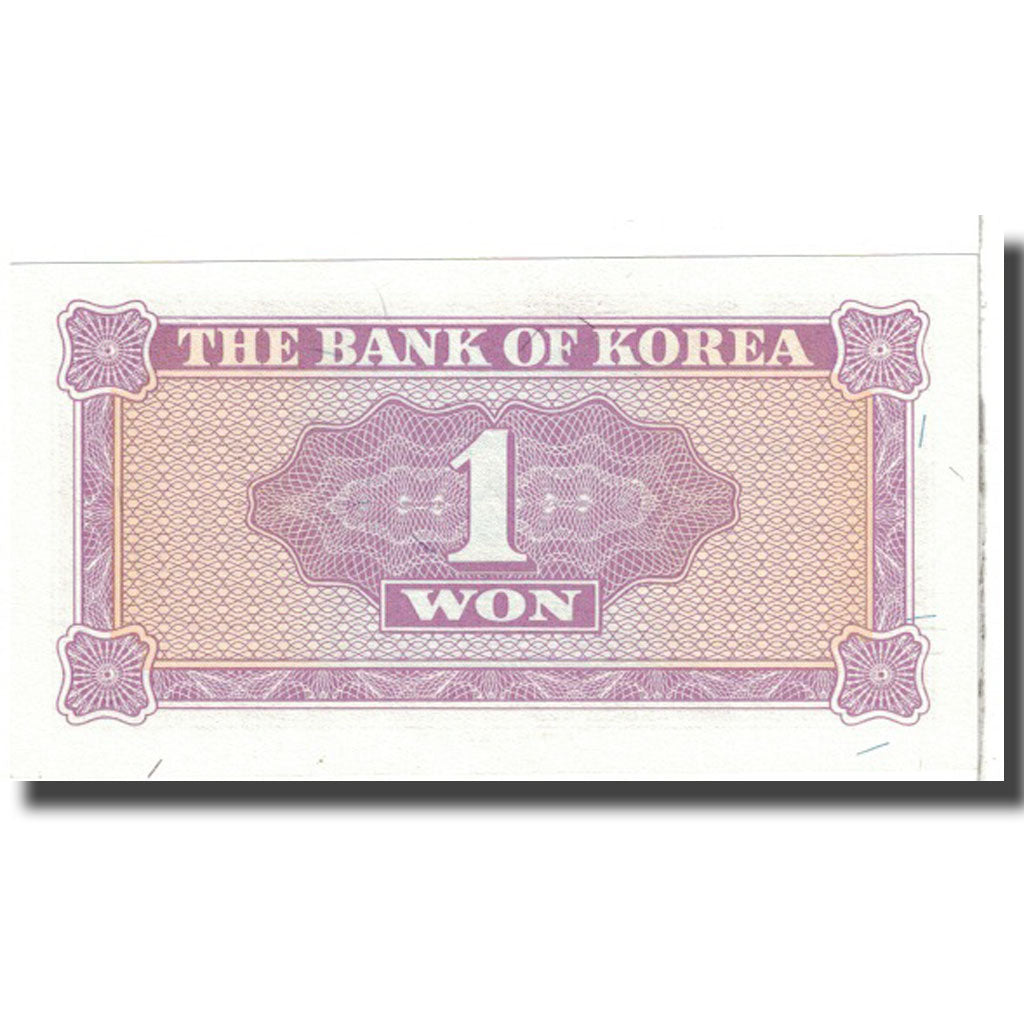 Nota, Coreia do Sul, 1 Won, KM:30a, UNC(65-70)