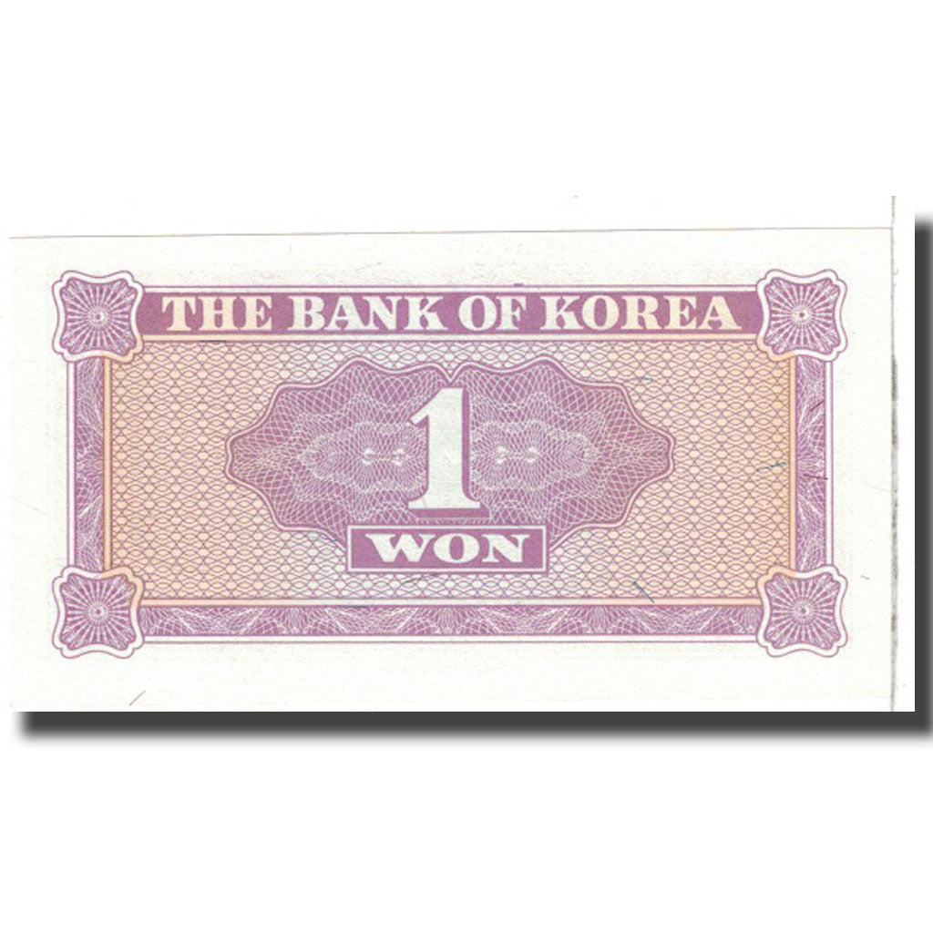 Nota, Coreia do Sul, 1 Won, KM:30a, UNC(65-70)