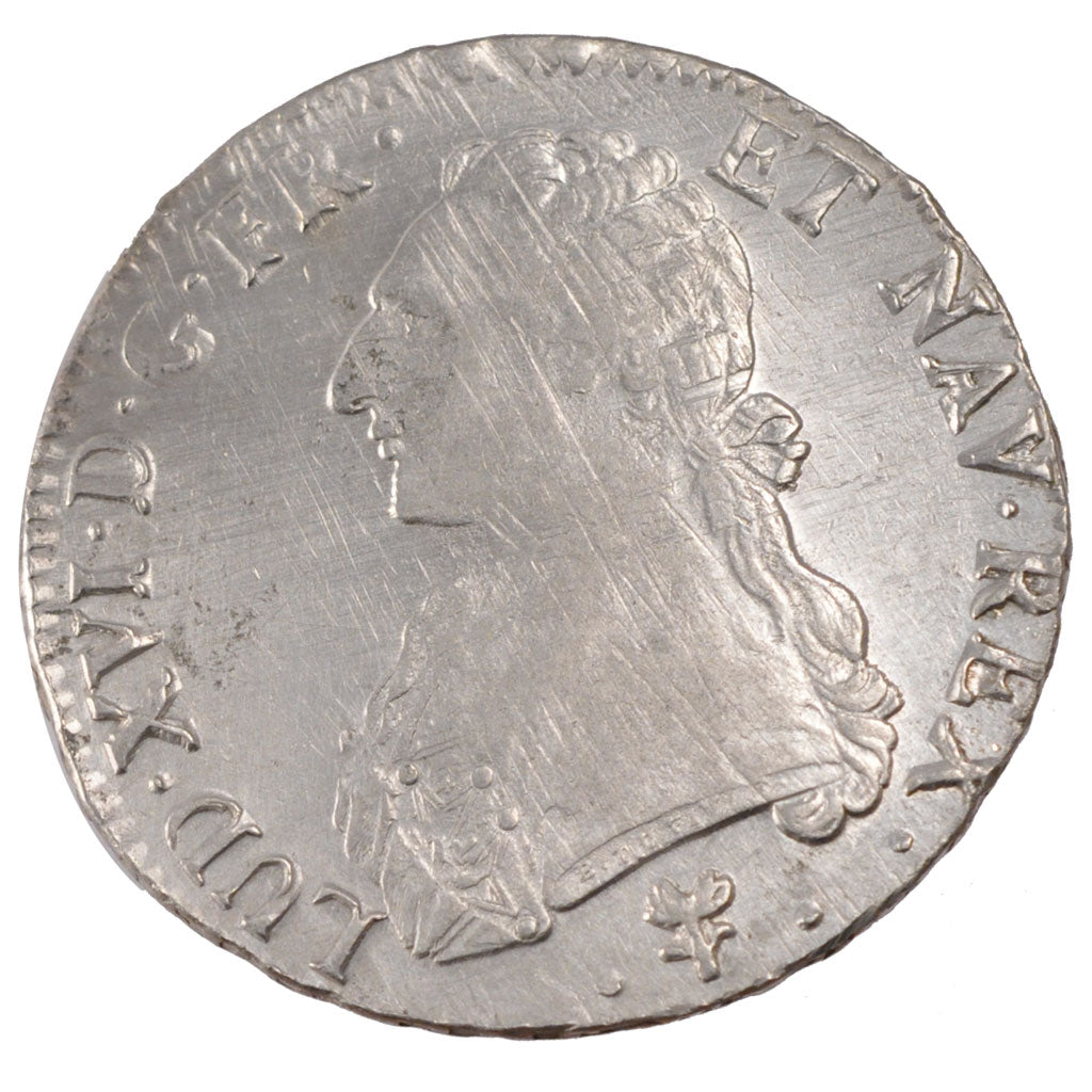 Francia, Louis XVI, Écu aux branches d'olivier, Ecu, 1789, Bayonne, BB, Arge...