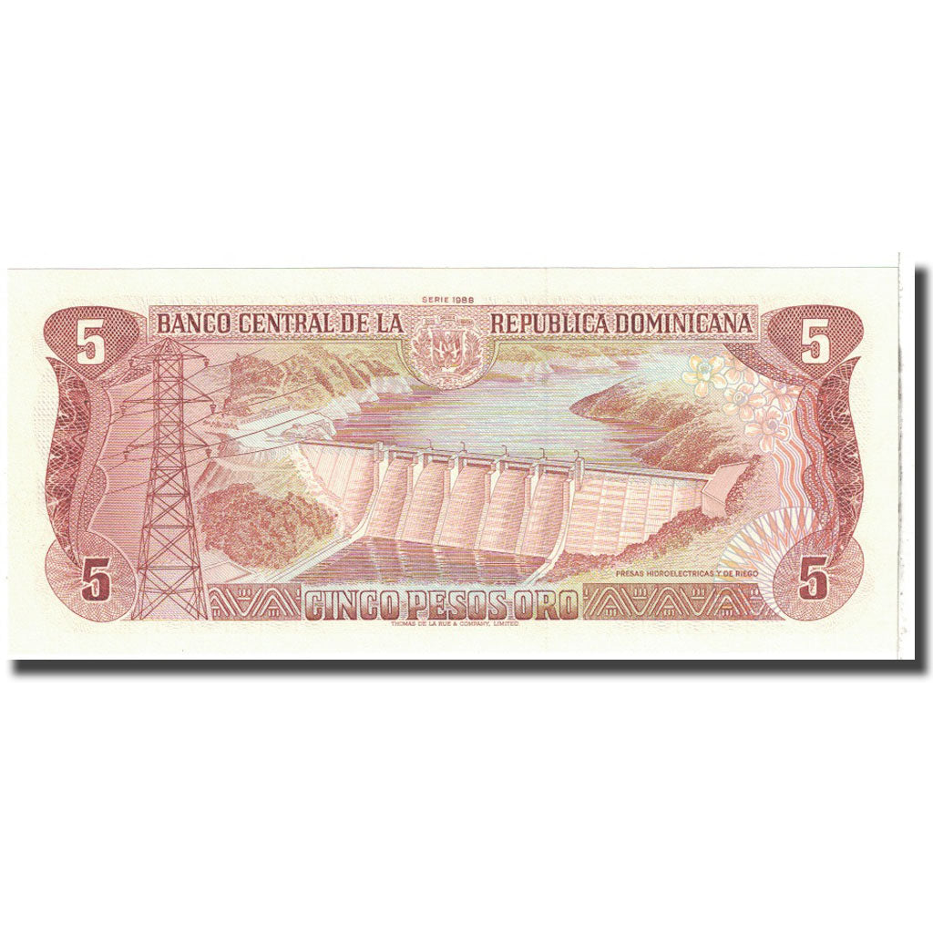 Banknote, Dominican Republic, 5 Pesos Oro, KM:147a, UNC(65-70)