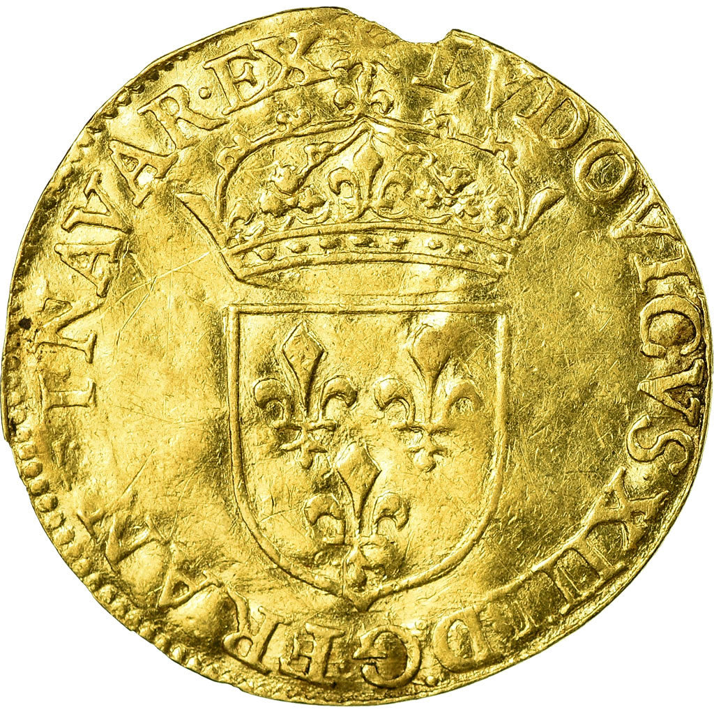 Louis XIII, Ecu d'or au soleil