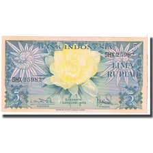 Banknote, Indonesia, 5 Rupiah, 1959, 1959-01-01, KM:65, UNC(65-70)