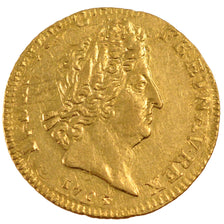 FRANCE, Louis d'or aux insignes, Louis D'or, 1705, Paris, KM #365.1, AU(55-58),.