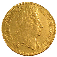 FRANCE, Double louis d'or à l'écu, 2 Louis D'or, 1691, Paris, KM #280.1, EF(40-4