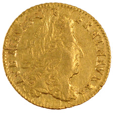 FRANCE, 1/2 Louis d'or à l'écu, 1/2 Louis D'or, 1690, Rouen, KM #277.2, AU(55-58