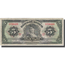 Banknote, Mexico, 5 Pesos, 1961-11-08, KM:60g, VF(20-25)