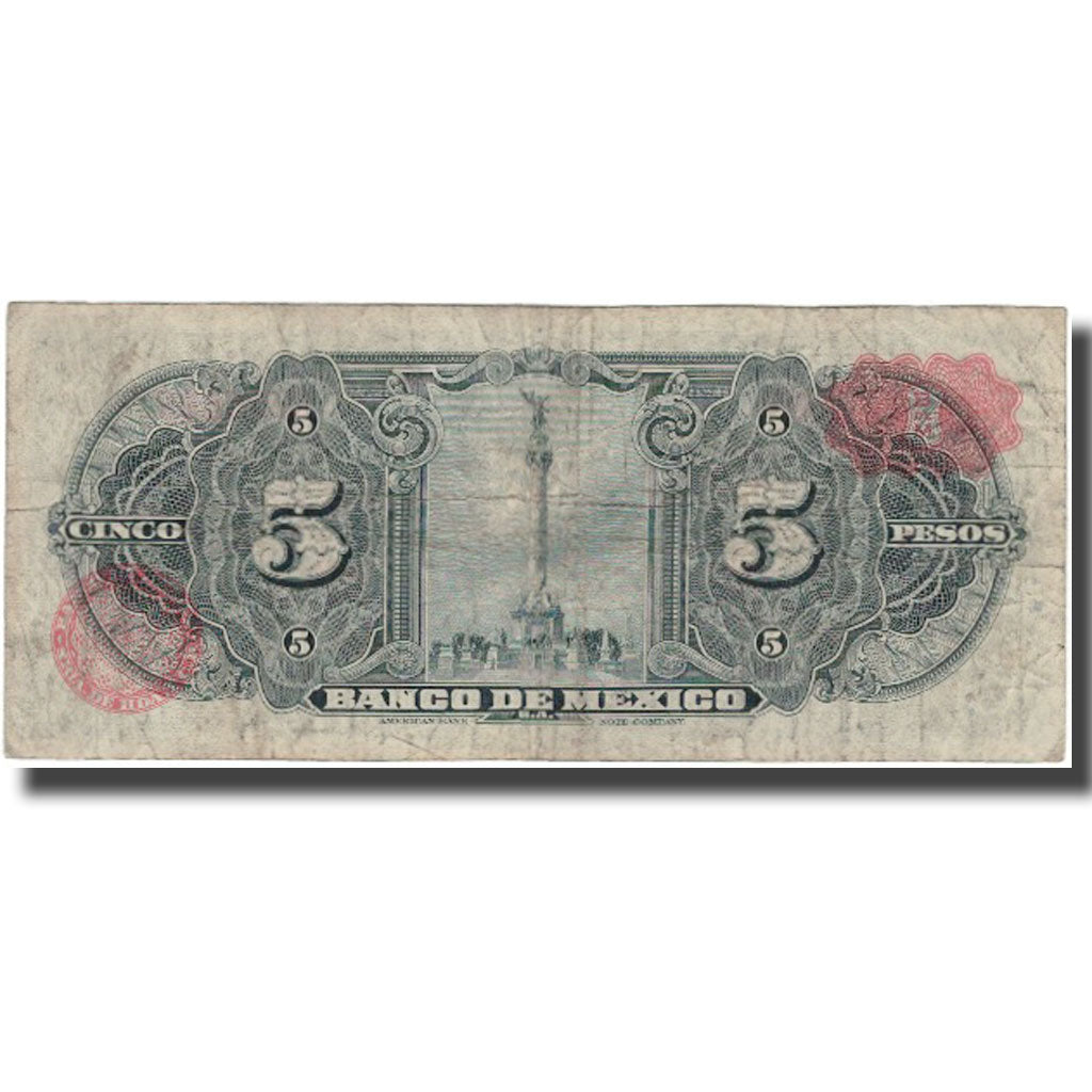 Banknote, Mexico, 5 Pesos, 1961-11-08, KM:60g, VF(20-25)