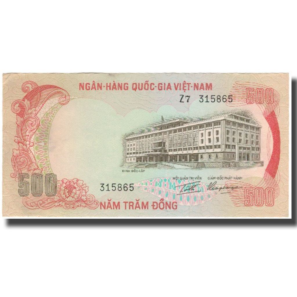 Banknote, South Viet Nam, 500 D<ox>ng, KM:33a, UNC(60-62)