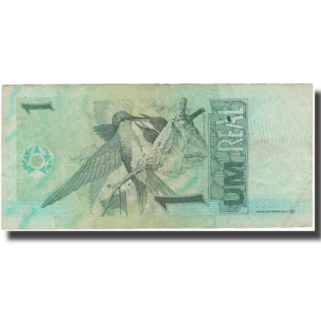 Banknot, Brazylia, 1 Réal, KM:243Aa, VF(20-25)