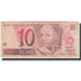 Banknot, Brazylia, 10 Reais, VF(20-25)