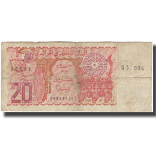 Billet, Algeria, 20 Dinars, 1983-01-02, KM:133a, B+