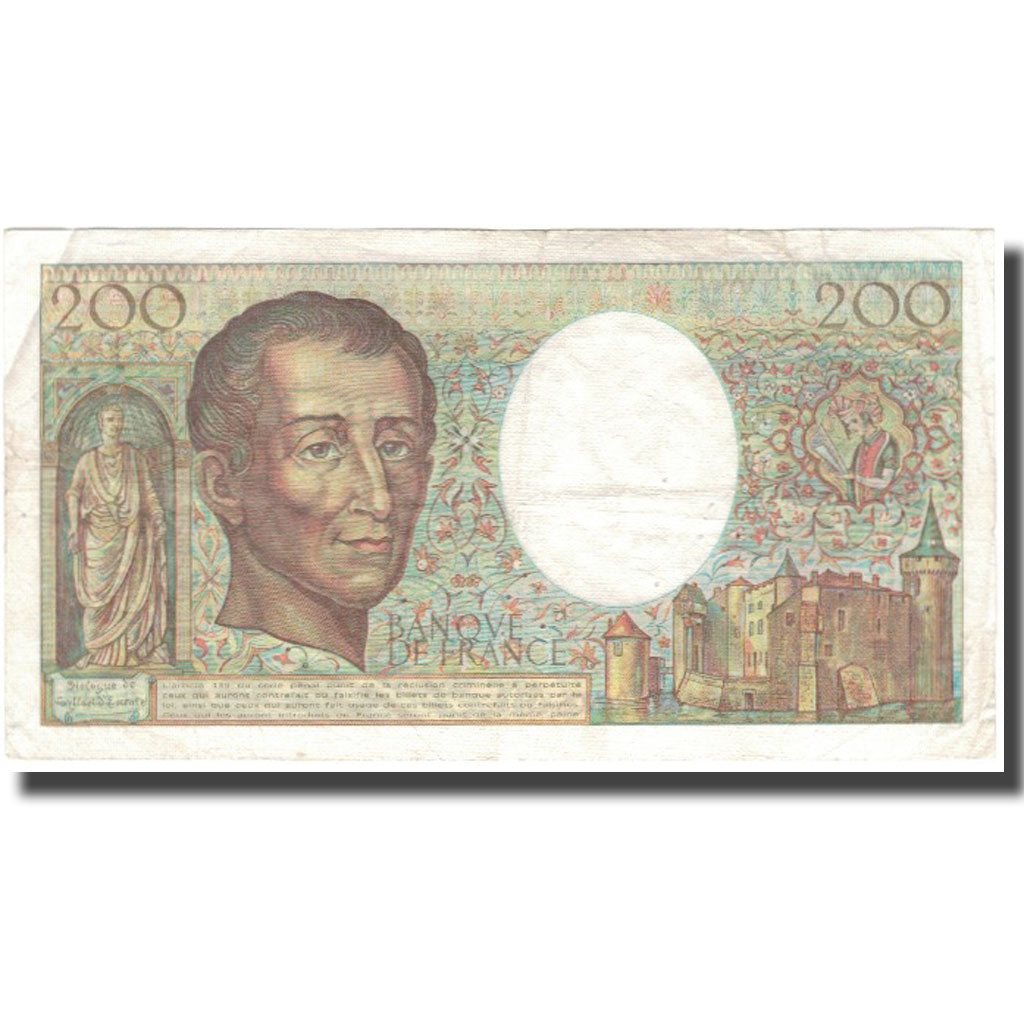 Francia, 200 Francs, Montesquieu, 1983, BC, Fayette:70.3, KM:155a