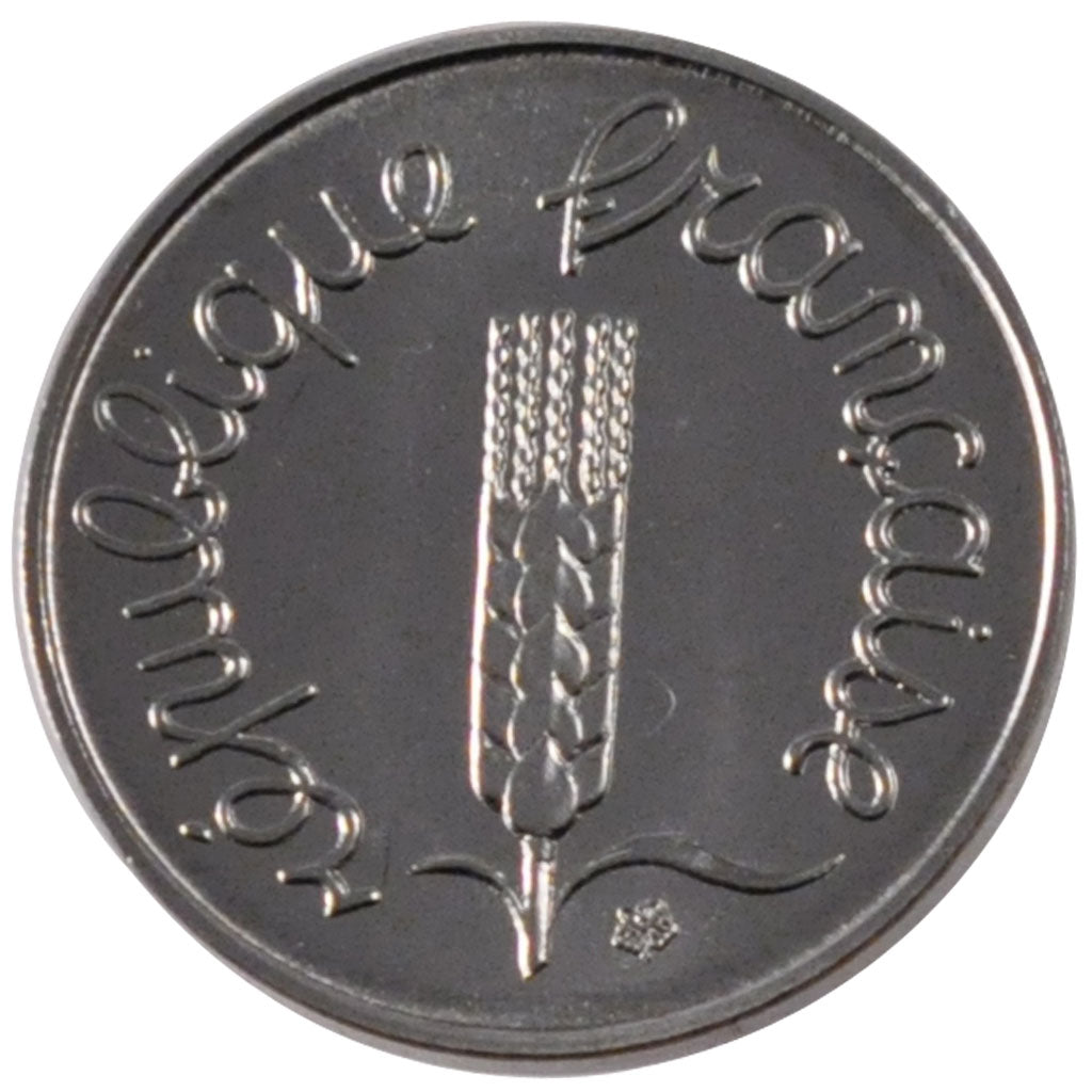 FRANCE, Épi, Centime, 1982, Paris, KM #928, MS(65-70), Stainless Steel, 15, ...