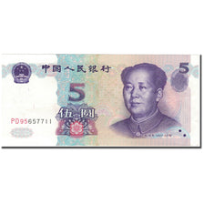 Geldschein, China, 5 Yüan, 1999, KM:897, VZ