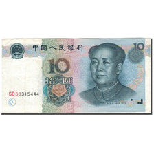 Biljet, China, 10 Yüan, 1999, KM:898, TTB