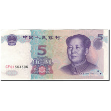 Banknote, China, 5 Yüan, 1999, KM:897, AU(55-58)