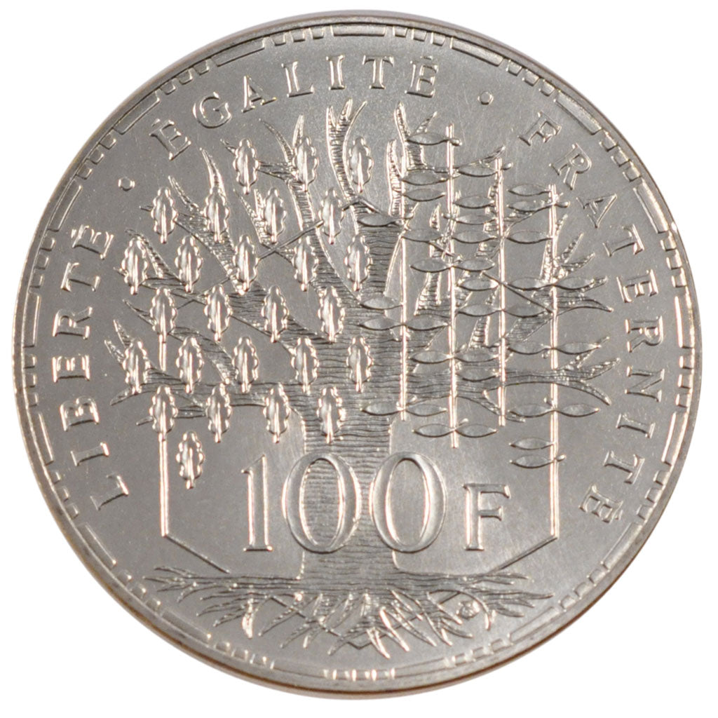 FRANCE, 100 Francs, 1982, MS(63), Silver, Gadoury #898, 15.00