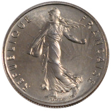 FRANCE, Semeuse, 1/2 Franc, 1980, Paris, KM #931.1, MS(65-70), Nickel, 19.5,...