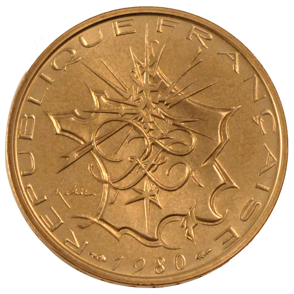 FRANCE, 10 Francs, 1980, MS(63), Cupro-nickel Aluminium, Gadoury #814, 10.00