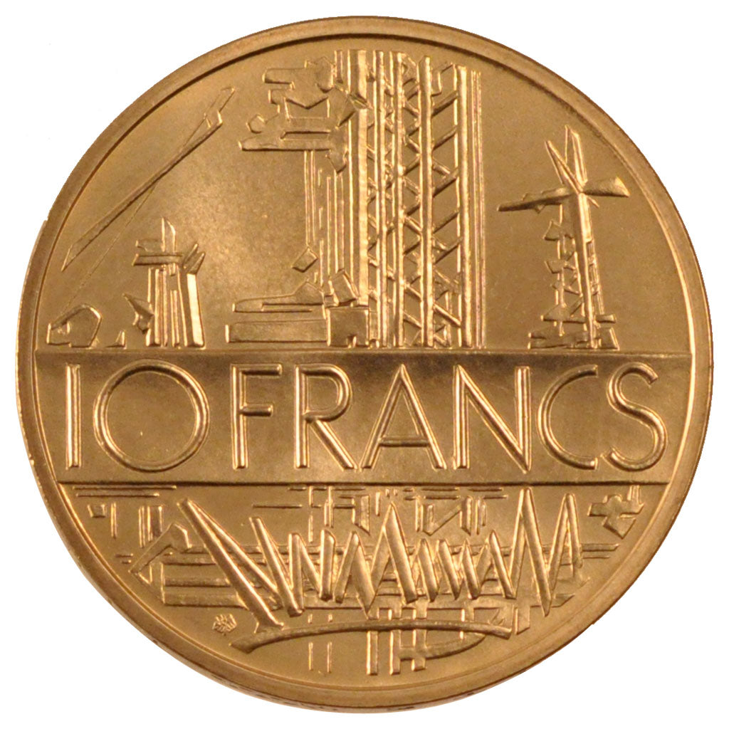 FRANCE, 10 Francs, 1980, MS(63), Cupro-nickel Aluminium, Gadoury #814, 10.00
