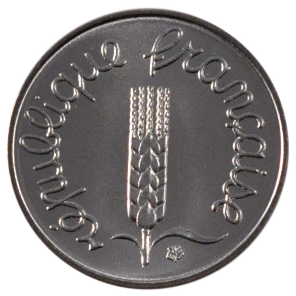 FRANCE, Épi, Centime, 1983, Paris, KM #928, MS(65-70), Stainless Steel, 15, ...