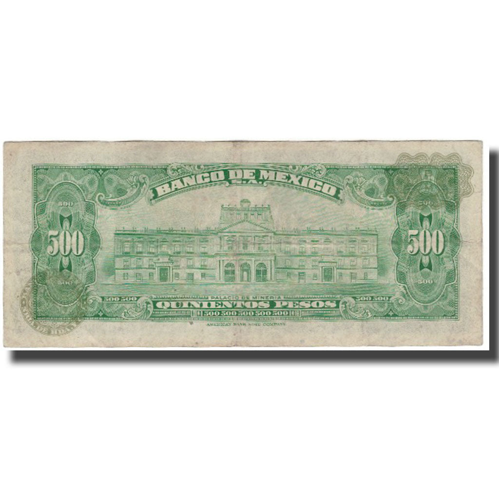Banknote, Mexico, 500 Pesos, 1974-08-02, KM:51r, VF(30-35)