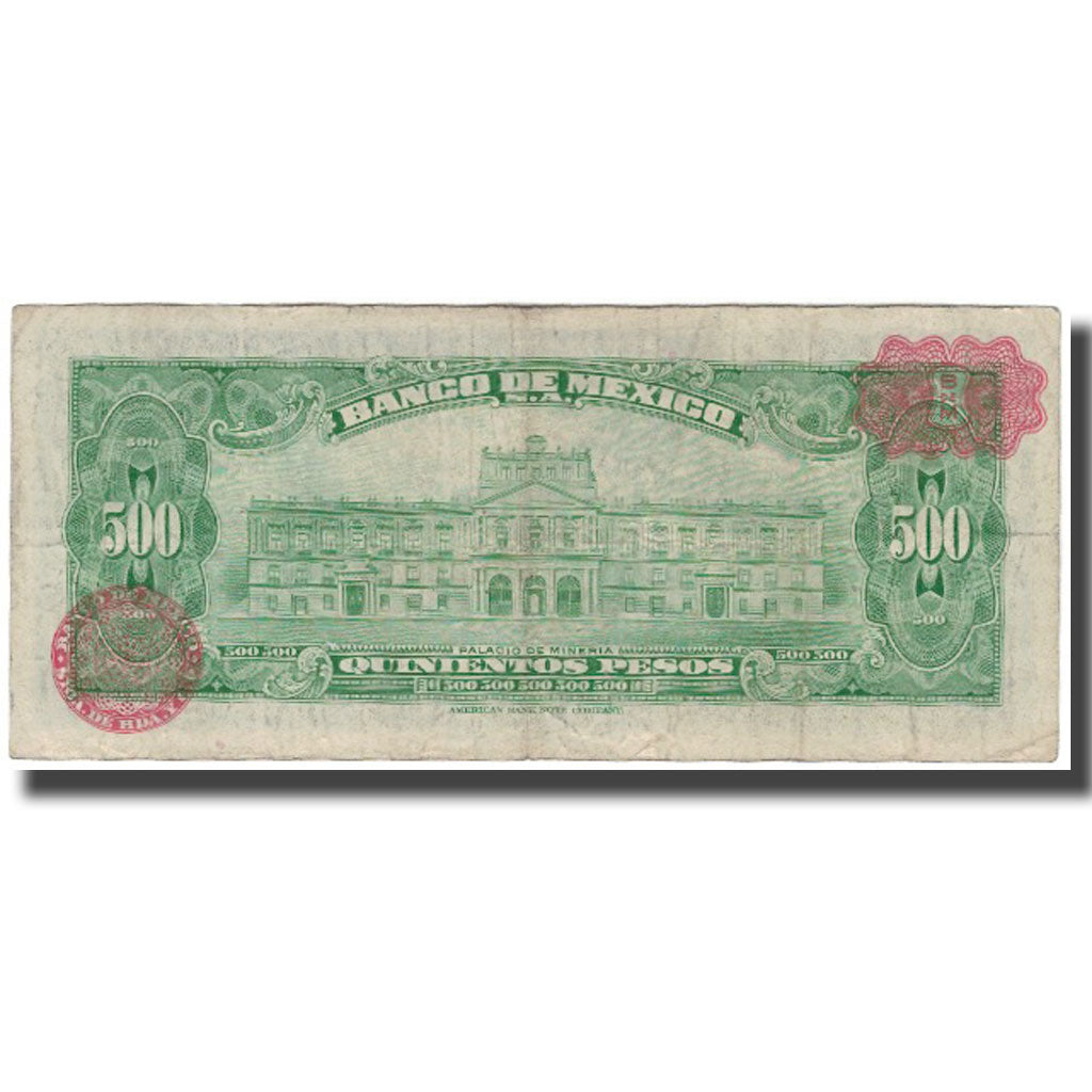 Banknote, Mexico, 500 Pesos, 1974-08-02, KM:51r, VF(20-25)