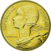 Moneta, Francja, Marianne, 10 Centimes, 1983, MS(65-70), Aluminium-Brąz