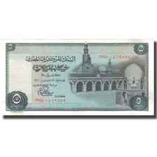 Billet, Égypte, 5 Pounds, KM:45a, SPL