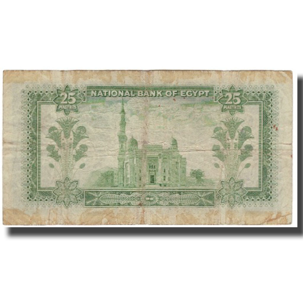 Banknot, Egipt, 25 Piastres, KM:28, VG(8-10)
