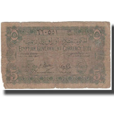 Banknot, Egipt, 5 Piastres, KM:163, VG(8-10)