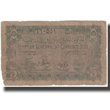Banknote, Egypt, 5 Piastres, KM:163, VG(8-10)