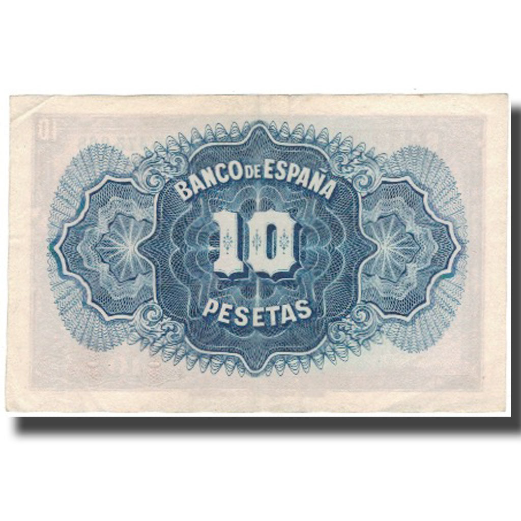 Billet, Espagne, 10 Pesetas, 1935, KM:86a, TTB+