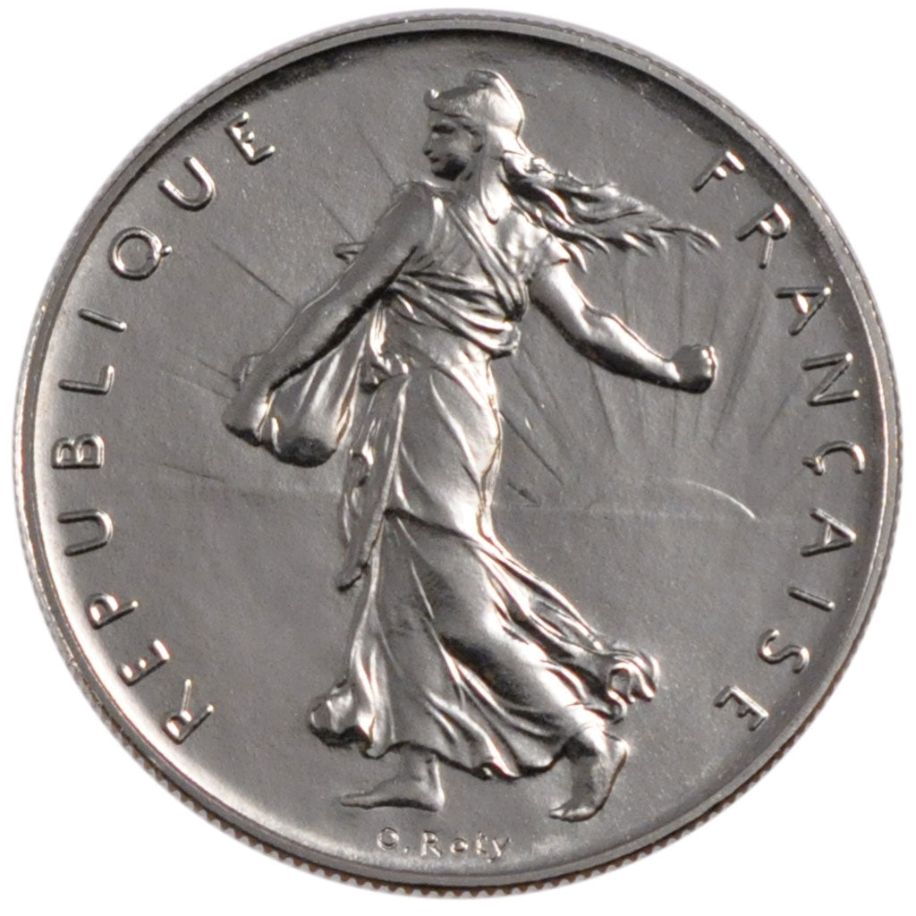 FRANCE, Semeuse, 1 Franc, 1983, Paris, MS(63), Nickel, 24, Gadoury #474, 6.00