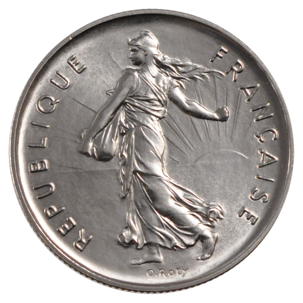 FRANCE, Semeuse, 5 Francs, 1983, Paris, KM #926a.1, MS(65-70), Nickel Clad...