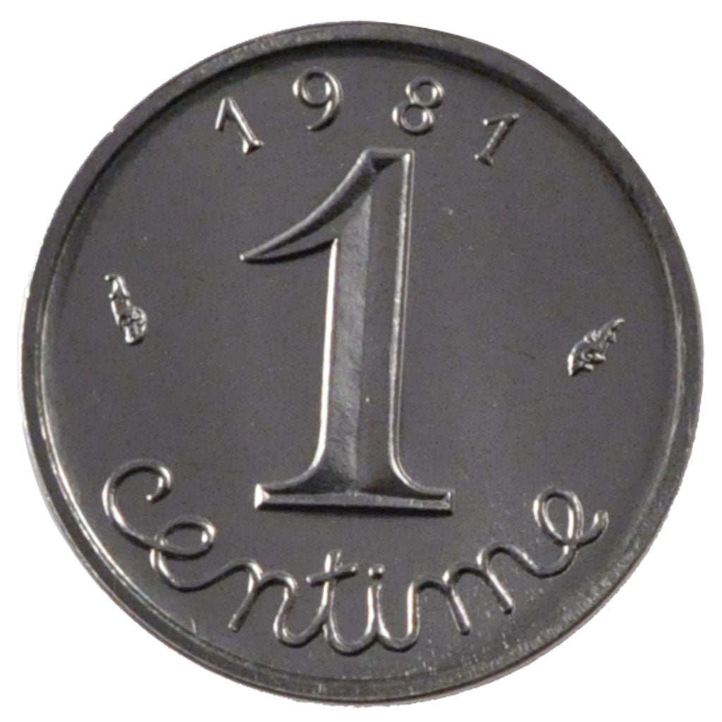 Francia, Épi, Centime, 1981, FDC, Acciaio inossidabile, Gadoury:91