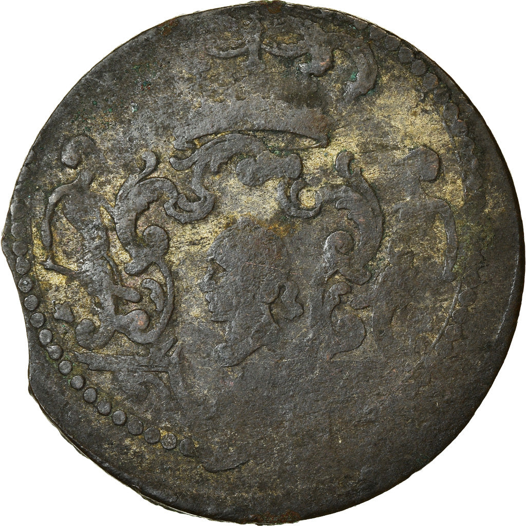 Moneta, DEPARTAMENTY WŁOSKIE, CORSICA, General Pasquale Paoli, 4 Soldi, 1766