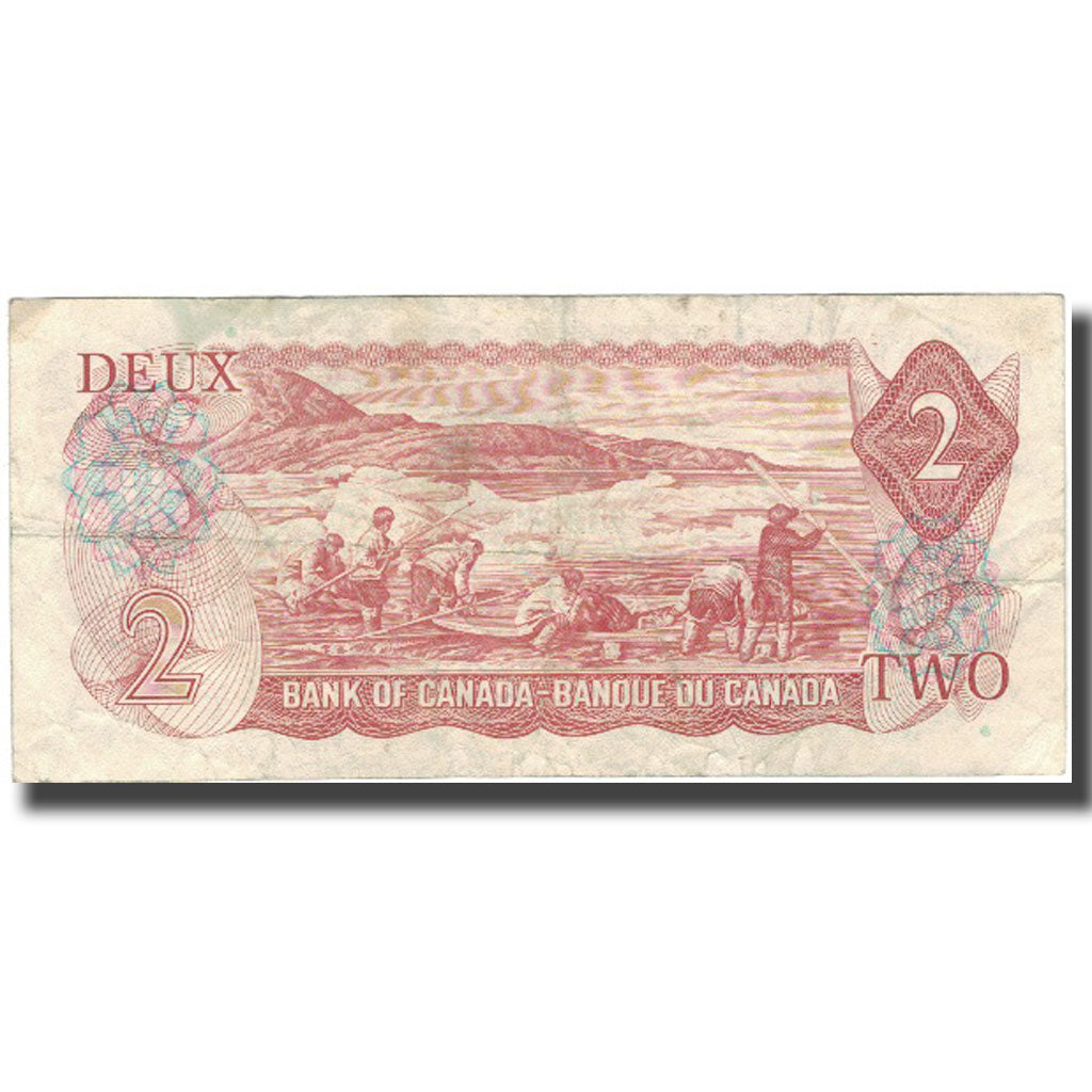 Biljet, Canada, 2 Dollars, 1974, KM:86a, B