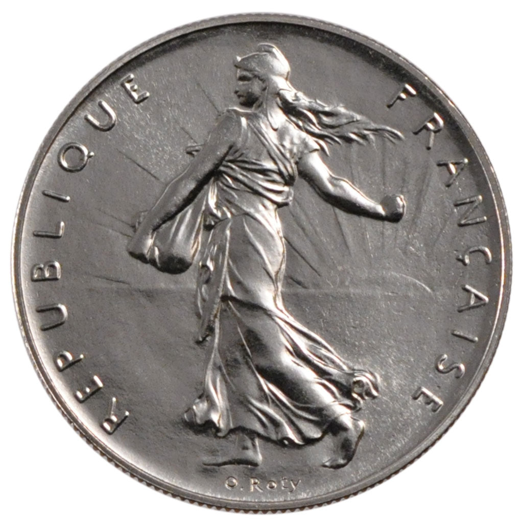 FRANCE, Semeuse, 1 Franc, 1981, Paris, MS(63), Nickel, 24, Gadoury #474, 6.00
