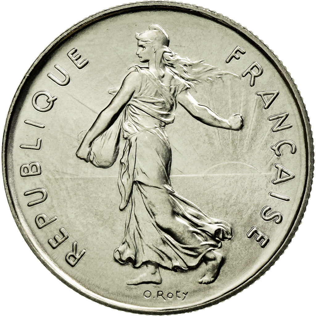 Coin, France, Semeuse, 5 Francs, 1981, Paris, MS(65-70), Nickel Clad