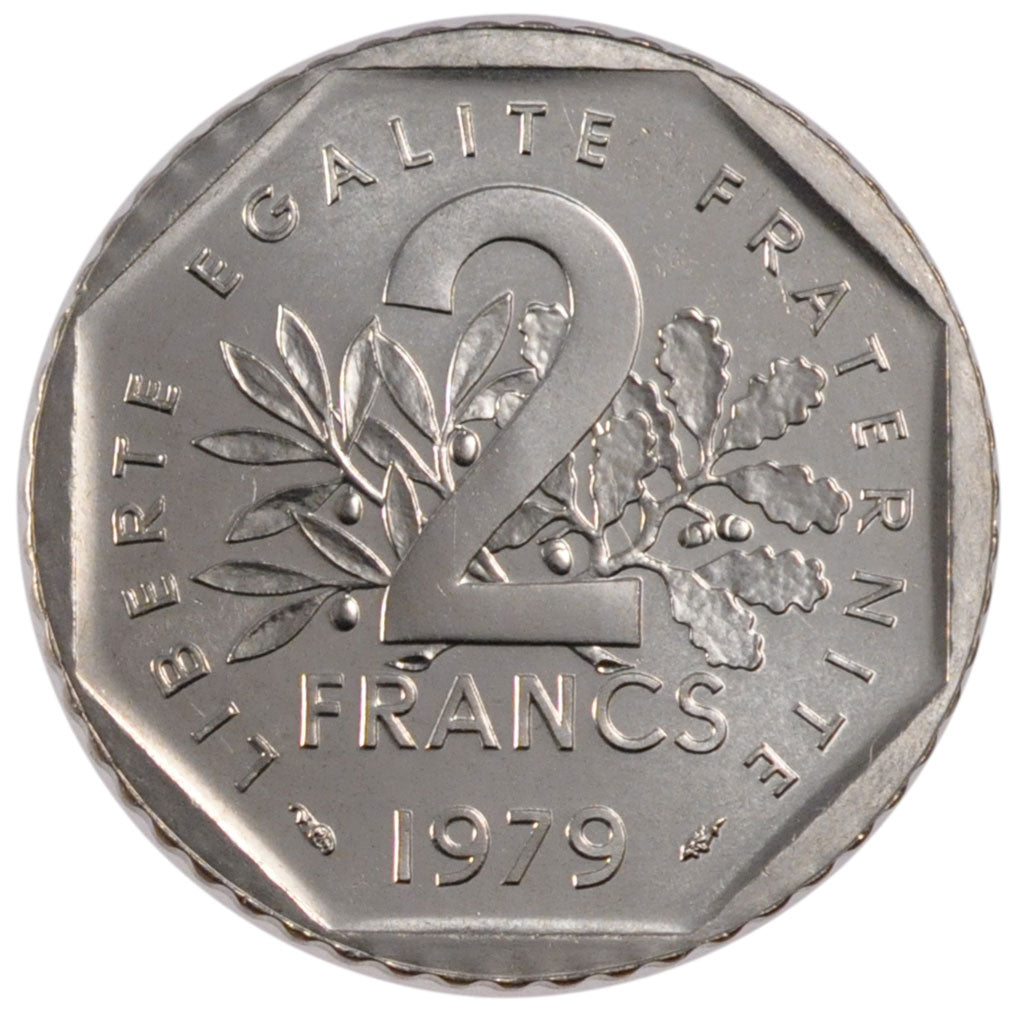 Francia, 2 Francs, 1979, SPL, Nichel, Gadoury:547