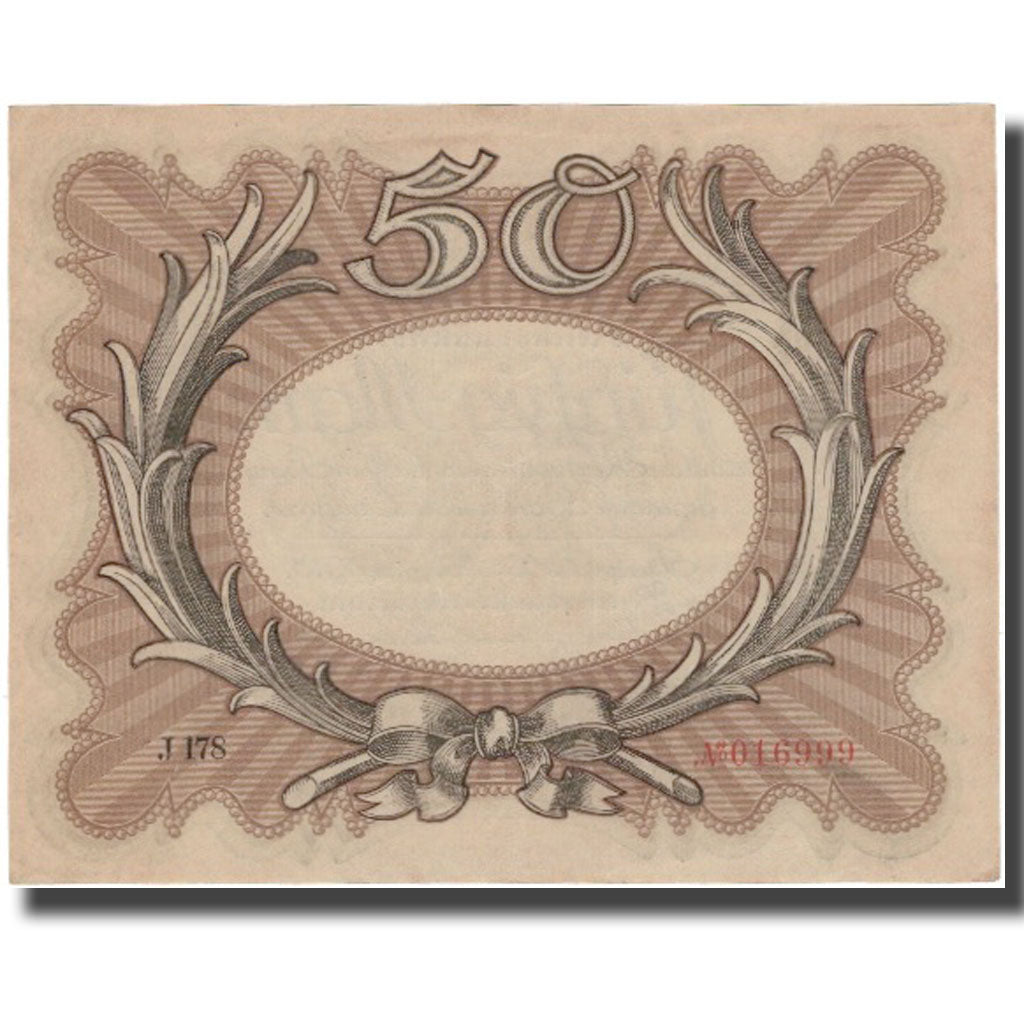 Biljet, Duitsland, 50 Mark, 1918, KM:65, TTB