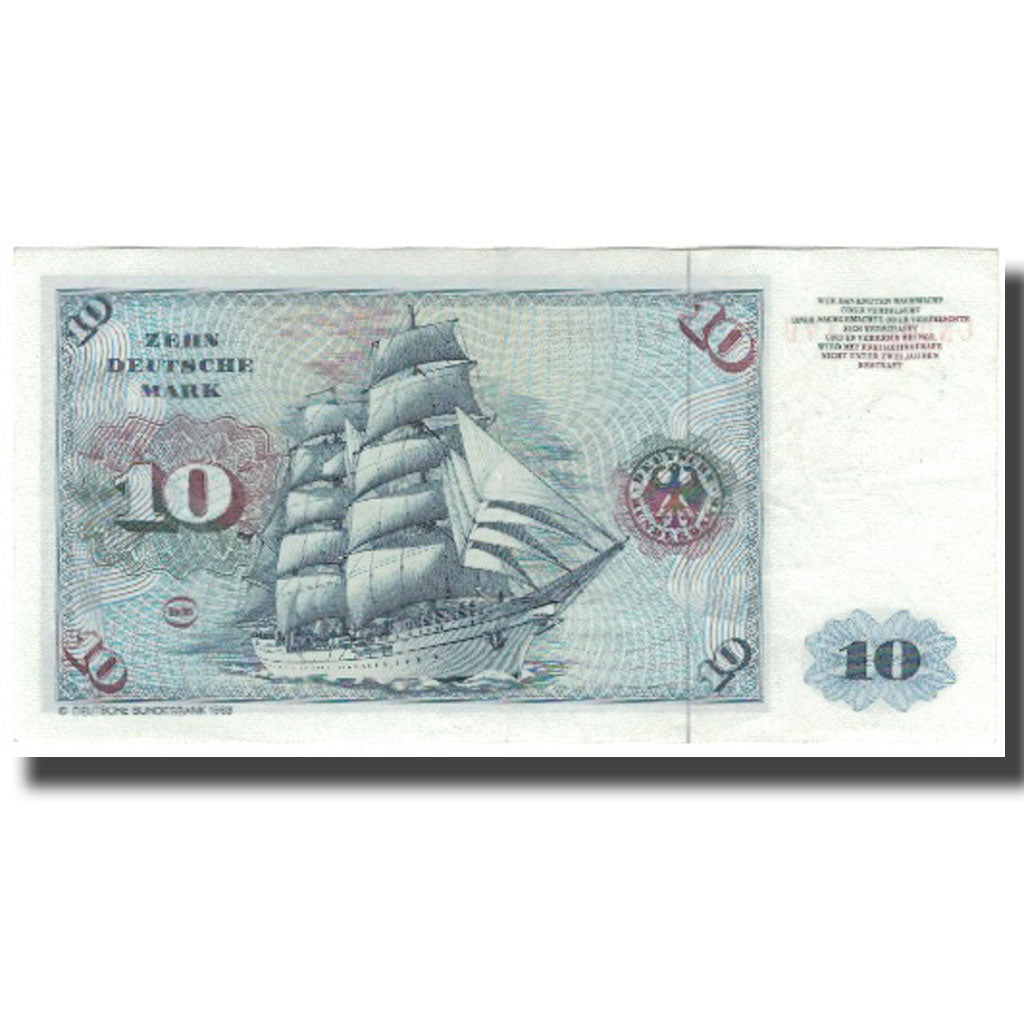 Banknote, GERMANY - FEDERAL REPUBLIC, 10 Deutsche Mark, 1980-01-02, KM:31d