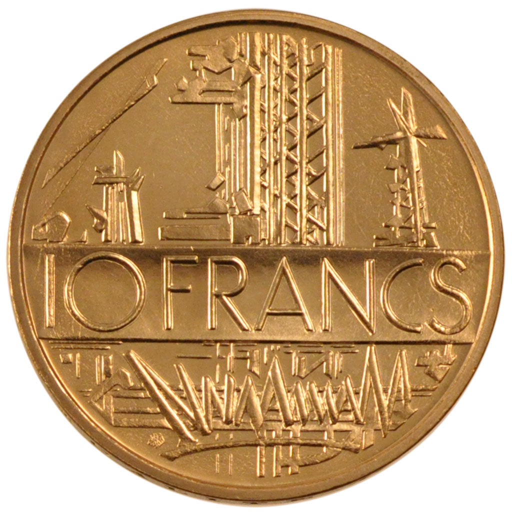 FRANCE, 10 Francs, 1979, MS(65-70), Cupro-nickel Aluminium, 10.00