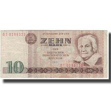 Banknot, Niemcy - NRD, 10 Mark, 1971, KM:28a, VG(8-10)
