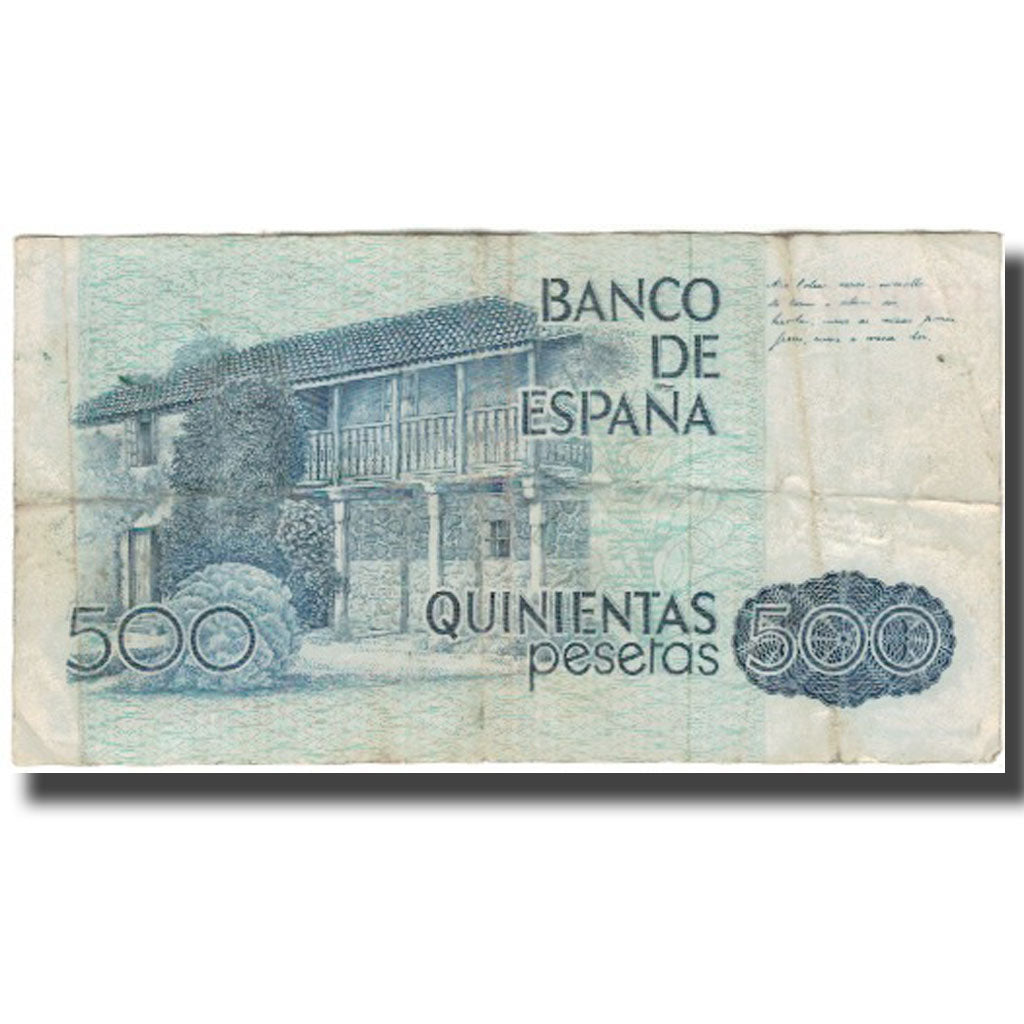 Banknote, Spain, 500 Pesetas, 1979-10-23, KM:157, F(12-15)