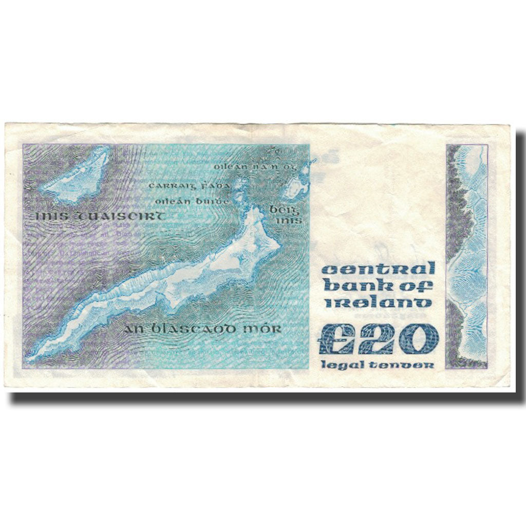 Banknote, Ireland - Republic, 20 Pounds, 1991-01-24, KM:73c, EF(40-45)