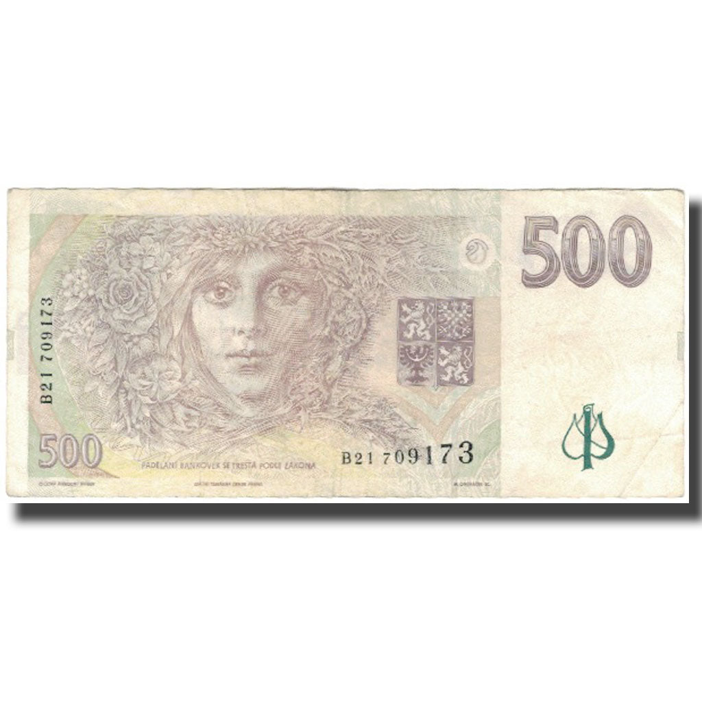 Banknote, Czech Republic, 500 Korun, 1995, KM:14, VF(20-25)
